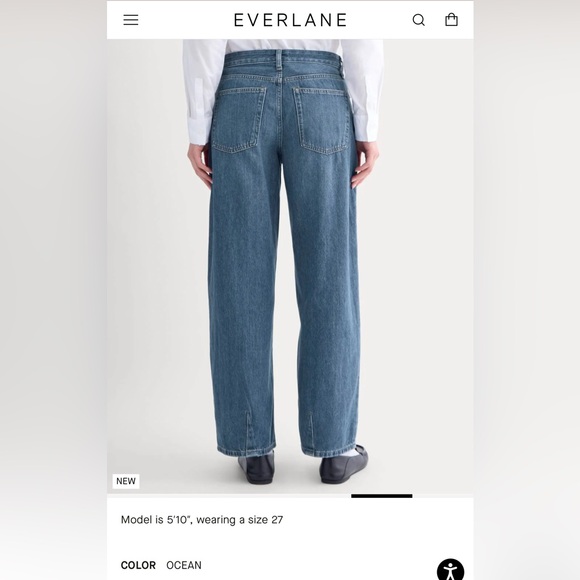Everlane Loose Curve Jean - Picture 3 of 6
